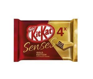 ОТЗЫВ: шоколад KitKat Senses Gold edition Deluxe Caramel с чёрной вафлей