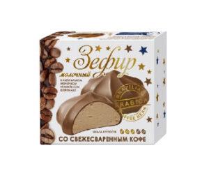Зефир молочный с кофе в бельгийском шоколаде от завода им. Пастухова